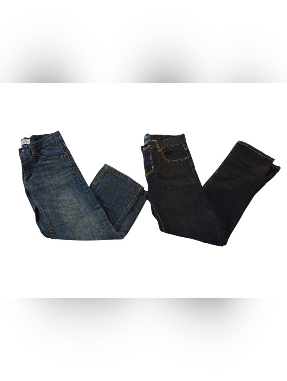 Girls Jeans Lot Old Navy Levi’s Size 6 & 12 Bootcut Dark Wash Denim